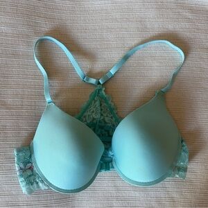 Light Aqua Lace-Back T-Shirt Bra - Rue 21 New 36B